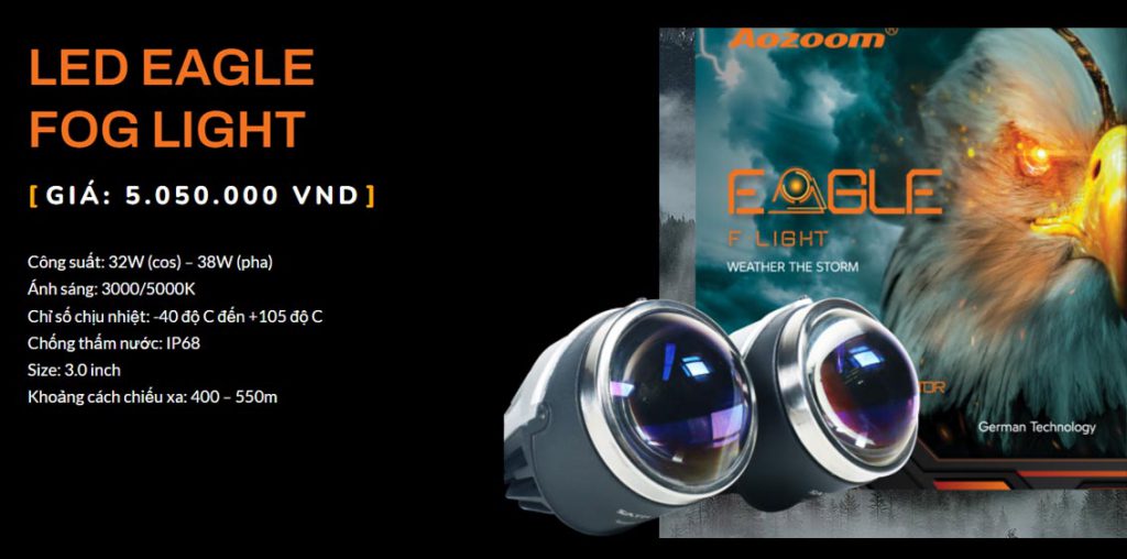 bi led eagle fog light