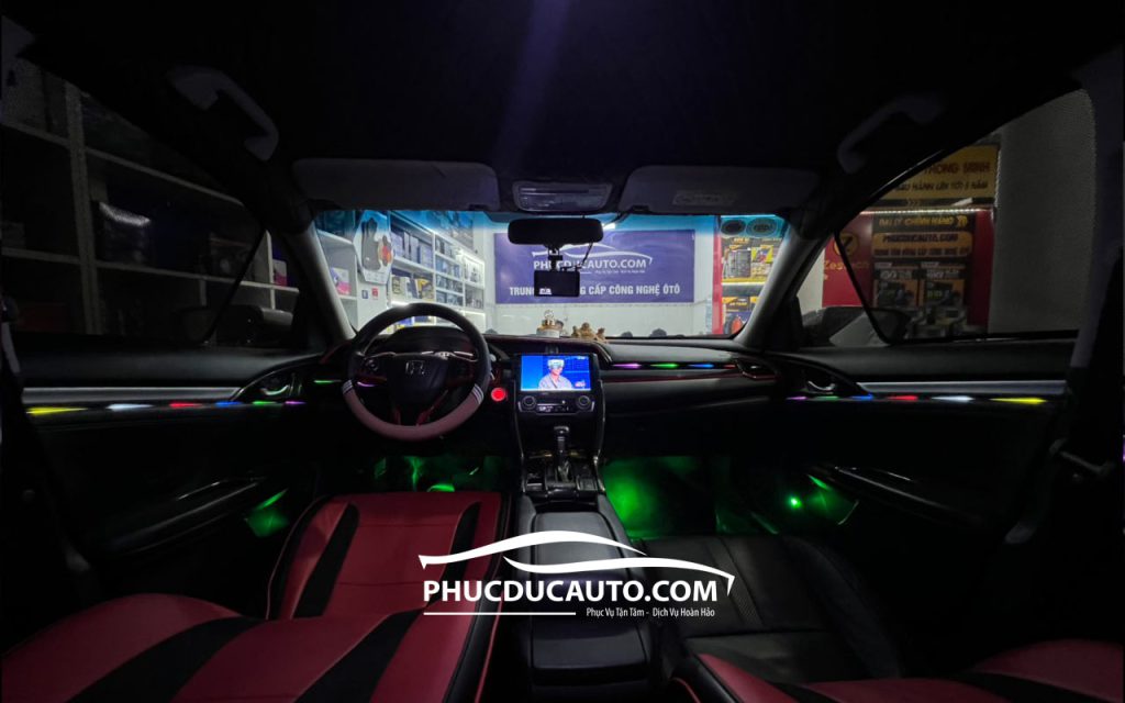 led_nội_thất_honda_civic