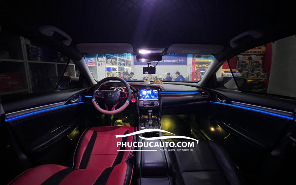 led_nội_thất_honda_civic