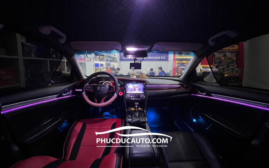 led_nội_thất_honda_civic