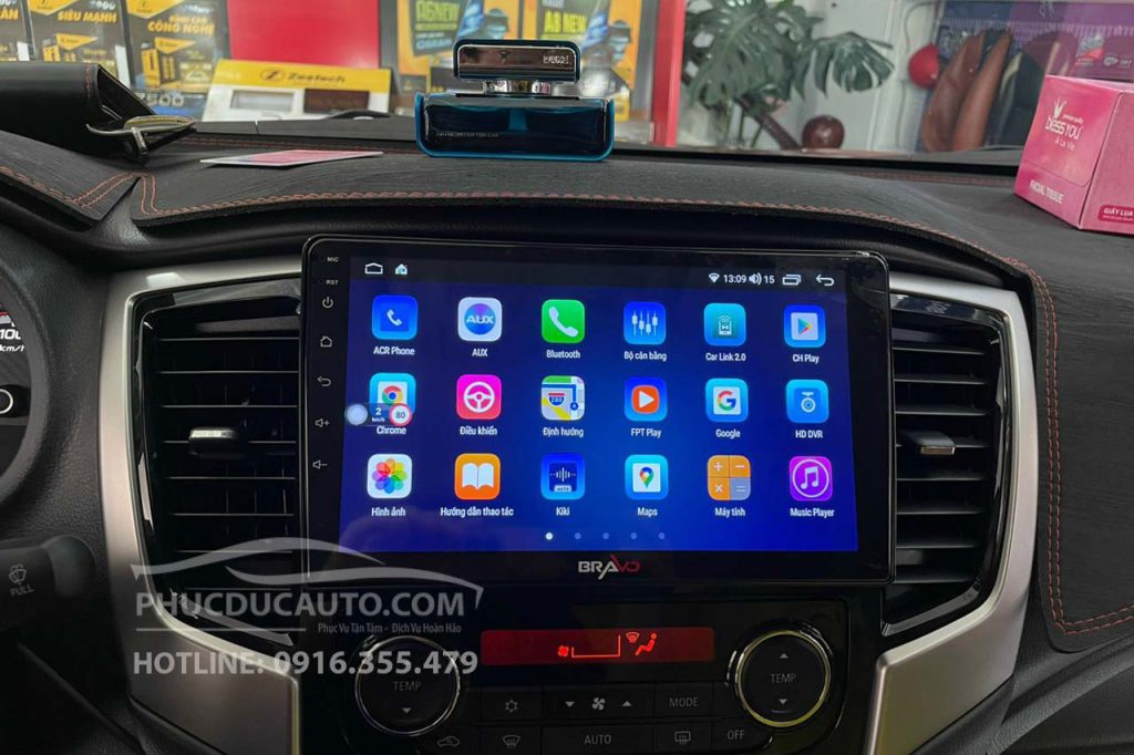 màn_hình_bravo_b10_plus_mitsubishi_triton